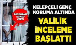 Kelepçeli genç koruma altında! Valilik inceleme başlattı