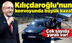 Kemal Kılıçdaroğlu’nun konvoyunda büyük kaza!