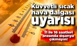 Zonguldak, Bartın, Bolu, Çankırı, Düzce, Karabük ve Kırıkkale illerine uyarı