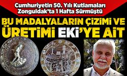 Cumhuriyetin 50. Yılı Kutlamaları Zonguldak’ta 1 Hafta Sürmüştü…  Bu madalyaların çizimi ve üretimi EKİ’ye ait