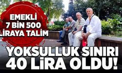 Türk-İş’e göre yoksulluk sınırı 40 bin liraya dayandı. Emekli 7 bin 500 liraya talim