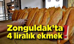 Zonguldak’ta 4 liralık ekmek!