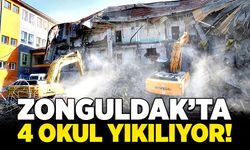 Zonguldak’ta 4 okul yıkılıyor!