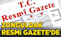 Zonguldak Resmi Gazete’de