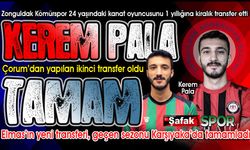 Zonguldak Kömürspor 1. Lig temsilcisi Çorum FK’dan bir oyuncu daha aldı