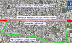 Ankara yolunda trafik düzenlemesi