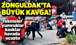 Zonguldak’ta kavga çıktı! Motosiklet sürücüsü sinir krizi geçirdi!