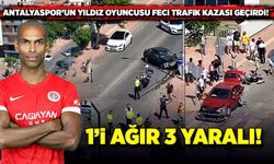 Antalyaspor’un yıldızı feci trafik kazası geçirdi! 1’i ağır, 3 yaralı