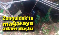 Zonguldak'ta mağaraya adam düştü! Ekipler seferber oldu