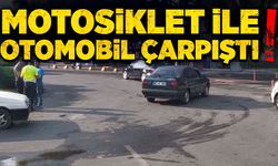 Ereğli'de otomobil ile motosiklet çarpıştı: 1 yaralı