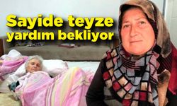 Sayide teyze yardım bekliyor