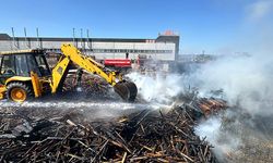 Düzce’de otluk alandaki yangın fabrika bahçesine sıçradı