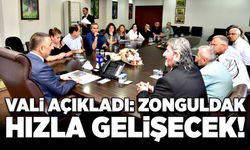 Vali açıkladı: Zonguldak hızla gelişecek!