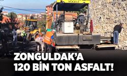 Zonguldak’a 120 bin ton asfalt!