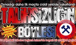 Zonguldak Kömürsporlu futbolcu çapraz bağ ameliyatı oldu!