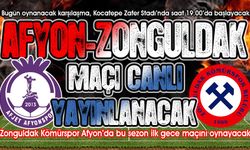Afyonspor-Zonguldak Kömürspor maçını hangi kanal yayınlayacak?