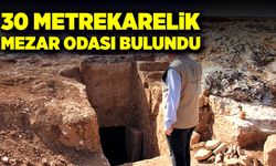 30 metrekarelik mezar odası bulundu