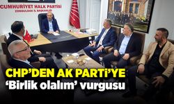 CHP’den AK Parti’ye ‘Birlik olalım’ vurgusu