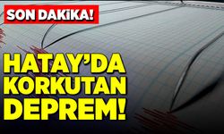 Hatay’da deprem meydana geldi!  AFAD yetkililerinden ilk açıklama!