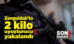 Zonguldak'ta 2 kilo uyuşturucu yakalandı; 3 şahıs tutuklandı