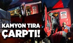 Anadolu Otoyolu’nda feci kaza! Kamyon tıra çarptı!
