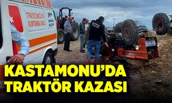 Kastamonu’da traktör kazası!