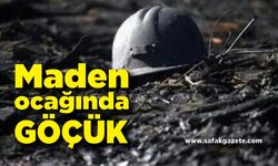 Zonguldak'ta maden ocağında göçük oldu