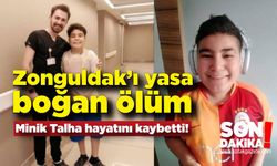 Zonguldak’ı yasa boğan ölüm! Minik Talha hayatını kaybetti!