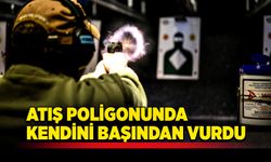 Atış poligonunda kendini başından vurdu!