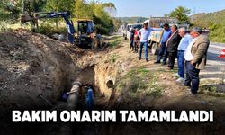 Bakım onarım tamamlandı