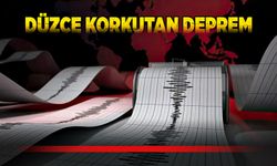 Düzce korkutan deprem