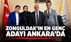 Zonguldak’ın en genç adayı Ankara’da