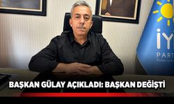 Başkan Gülay açıkladı, başkan değişti