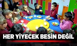 Her yiyecek besin değil