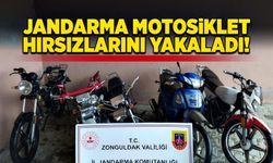 Jandarma motosiklet hırsızlarını yakaladı!