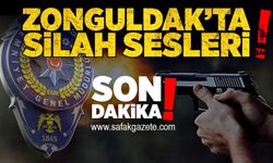 Zonguldak’ta silah sesleri! Polis olay yerinde!