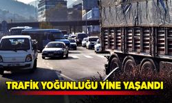 Trafik yoğunluğu yine yaşandı