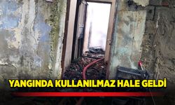 Yangında kullanılmaz hale geldi