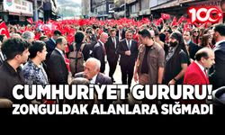 Zonguldak’ta Cumhuriyet Gururu! Alanlara sığmadık!
