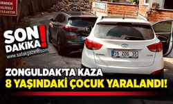 Zonguldak’ta kaza! 8 yaşındaki çocuk yaralandı!