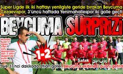 Beycuma Cezaevispor zorlu deplasmanda güldü... İlk galibiyet iki golle geldi: 1-2