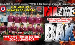 En son Tümer Metin'li kadro oynadı... Zonguldak ile Mersin 26 yıl sonra karşılaşacak