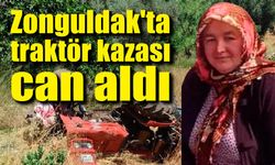 Zonguldak'ta traktör kazası can aldı