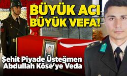 Acı haber Ankara’ya geldi! Piyade Üsteğmen Abdullah Köse şehit oldu!