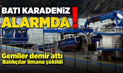 Batı Karadeniz Alarmda: Gemiler Demir Attı, Balıkçılar Limana Çekildi!