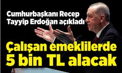 Cumhurbaşkanı Erdoğan: "4 milyon 680 bin çalışan emekli ikramiyeden faydalanabilecek”