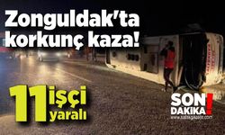 Zonguldak'ta korkunç kaza! 11 yaralı