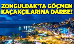 Zonguldak’ta göçmen kaçakçılarına darbe!