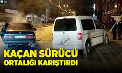 Polisten kaçan sürücü Zonguldak Caddesi'nde kaos yarattı