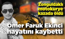 Zonguldaklı kurye kazada öldü